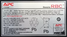 Bateria Para Ups Apc Rbc4 Tecnología De Batería Sealed Lead Acid (vrla)