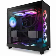 Kit 2 Ventiladores Nzxt F280 Rgb Core, 2000 Rpm, Led Multi, Plastico, 280mm, Color Negro