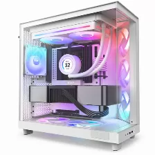 Kit 2 Ventiladores Nzxt F280 Rgb Core, 2000 Rpm, Led Multi, Plastico, 280mm, Color Blanco