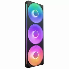 Kit 3 Ventiladores Nzxt F360 Rgb Core, 36 Cm, 2400 Rpm, Led Multi, Plastico, Color Negro