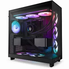 Kit 3 Ventiladores Nzxt F360 Rgb Core, 36 Cm, 2400 Rpm, Led Multi, Plastico, Color Negro