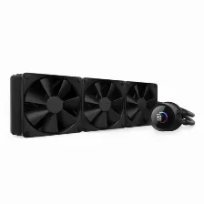 Enfriamiento Liquido Nzxt Kraken 360, 360mm, Pantalla Lcd, 1800rpm, Negro