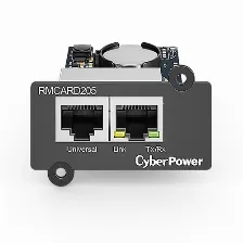 Accesorios De Ups Cyberpower Rmcard205 Tarjeta Para La Administración De La Red, Puertos Ethernet Lan (rj-45) 2, Negro, Azul