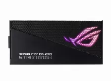 Fuente De Poder Asus Rog Rog Strix 1000w Gold Aura Edition 1000 W, 5 Conectores Sata, 4 Conectores Molex, Voltaje De Entrada 100 - 240 V, 20+4 Pin Atx