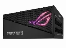 Fuente De Poder Asus Rog Rog Strix 1000w Gold Aura Edition 1000 W, 5 Conectores Sata, 4 Conectores Molex, Voltaje De Entrada 100 - 240 V, 20+4 Pin Atx