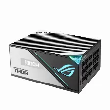 Fuente De Poder Asus Rog-thor-1000p2-gaming 1000w, 12 Conectores Sata, 6 Conectores Molex, 24-pines Atx, Totalmente Modular, 80 Plus Platinum