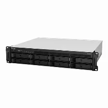 Nas Synology Rackstation Rs1221rp+ Amd V1500b, 2.2 Ghz, 4 Núcleos, Número De Unidades De Almacenamiento Compatibles 8