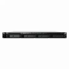 Nas Synology Rackstation Rs822rp+ Amd V1500b, 2.2 Ghz, 4 Núcleos, Número De Unidades De Almacenamiento Compatibles 4