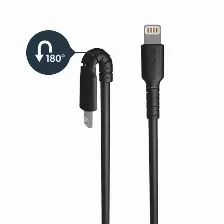 Cable De 2m Usb A Lightning Certificado Mfi Apple Negro