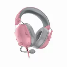 Audífonos Razer Blackshark V2 X Diadema Para Juego, Micrófono Integrado, Conectividad Alámbrico, Conector De 3.5 Mm Si, Color Rosa