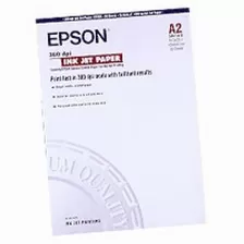 Papel Epson A2 Photo Quality Ink Jet Paper, 105 G/m², 1.32 Kg, 605 X 436 X 15 Mm, 30 Hojas, A2