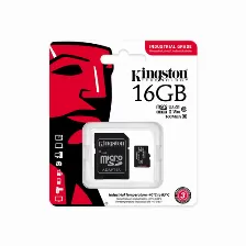 Memoria Kingston Technology Industrial 16 Gb, Microsdhc, Clase 10