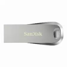 Memoria Usb Sandisk Ultra Luxe 64 Gb Usb Tipo A, 3.2 Gen 1 (3.1 Gen 1), Color Plata