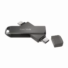 Memoria Usb Sandisk Ixpand 128 Gb Usb Type-c / Lightning, 3.2 Gen 1 (3.1 Gen 1), Color Negro