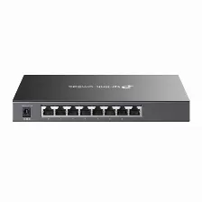 Switch Tp-link Omada Tl-sg2008p Gestionado, L2/l2+, Cantidad De Puertos 8, (poe +) 4, Gigabit Ethernet (10/100/1000), 16 Gbit/s, 802.1x Radius, Negro