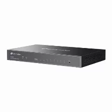 Switch Tp-link Omada Sg2008 Gestionado, L2/l2+, Cantidad De Puertos 8, Gigabit Ethernet (10/100/1000), 16 Gbit/s, Ssh, Ssh-2, Ssl/tls, Negro