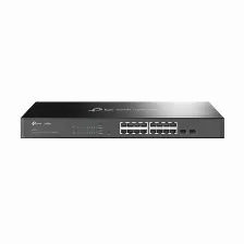 Switch Tp-link Omada Sg2218 Gestionado, L2/l2+, Cantidad De Puertos 16, Puertos 16, Gigabit Ethernet (10/100/1000), 36 Gbit/s, 1u, Negro