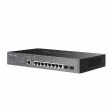 Switch Tp-link Omada Sg3210 Gestionado, L2/l3, Cantidad De Puertos 8, Gigabit Ethernet (10/100/1000), 20 Gbit/s, 1u, Negro