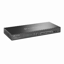 Switch Tp-link Omada Sg3210xhp-m2 Gestionado, L2+, Cantidad De Puertos 8, (poe +) 8, 2.5g Ethernet (100/1000/2500), 80 Gbit/s, Https, Ssh, Ssh-2, Ssl/tls, 1u, Negro