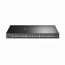 Switch Tp-link Omada Sg3452p Gestionado, L2/l3, Cantidad De Puertos 48, (poe +) 48, Gigabit Ethernet (10/100/1000), 104 Gbit/s, 1u, Negro