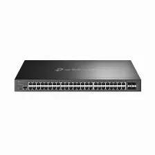 Switch Tp-link Omada Sg3452x Gestionado, L2+, Cantidad De Puertos 48, Gigabit Ethernet (10/100/1000), 176 Gbit/s, 1u, Negro