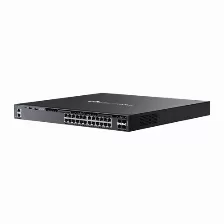 Switch Tp-link Omada Sg6428xhp Gestionado, L3, Cantidad De Puertos 24, (poe +) 24, Gigabit Ethernet (10/100/1000), 128 Gbit/s, 1u, Negro