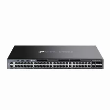 Switch Tp-link Omada Sg6654x Gestionado, L3, Cantidad De Puertos 48, Gigabit Ethernet (10/100/1000), 216 Gbit/s, 1u, Negro