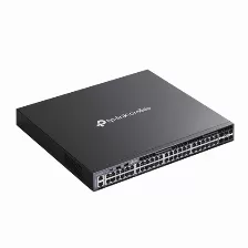 Switch Tp-link Omada Sg6654x Gestionado, L3, Cantidad De Puertos 48, Gigabit Ethernet (10/100/1000), 216 Gbit/s, 1u, Negro