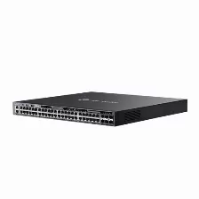 Switch Tp-link Omada Sg6654xhp Gestionado, L3, Cantidad De Puertos 48, (poe +) 48, Gigabit Ethernet (10/100/1000), 216 Gbit/s, 1u, Negro