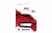 Ssd Kingston Nv2 250gb, M.2, Lectura 3000 Mb/s, Escritura 1300 Mb/s