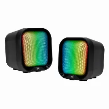 Bocinas Vorago Start The Game 3.5 Mm Rgb Por Usb Para Pc 2*2 Watts (spk-109)