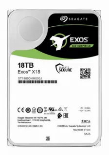 Disco Duro Seagate Enterprise St18000nm000j 18000 Gb, Serial Ata Iii, 7200 Rpm, Cache 256 Mb, 3.5