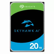 Disco Duro Seagate Skyhawk Skyhawk Ai 24 Tb, Serial Ata Iii, 7200 Rpm, Cache 256 Mb, 3.5