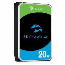 Disco Duro Seagate Skyhawk Skyhawk Ai 24 Tb, Serial Ata Iii, 7200 Rpm, Cache 256 Mb, 3.5