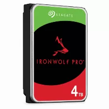 Disco Duro Seagate Ironwolf Pro St4000nt001 4 Tb, 7200 Rpm, Cache 256 Mb, 3.5