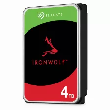 Disco Duro Seagate Ironwolf St4000vn006 4 Tb, Serial Ata Iii, 5400 Rpm, Cache 256 Mb, 3.5