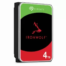 Disco Duro Seagate Ironwolf St4000vn006 4 Tb, Serial Ata Iii, 5400 Rpm, Cache 256 Mb, 3.5