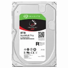 Disco Duro Seagate Ironwolf Pro St8000nt001 8 Tb, Serial Ata Iii, 7200 Rpm, Cache 256 Mb, 3.5