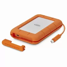 Disco Duro Externo Lacie Rugged Usb-c 5 Tb, Usb Tipo C 3.2 Gen 1 (3.1 Gen 1), Gris, Amarillo