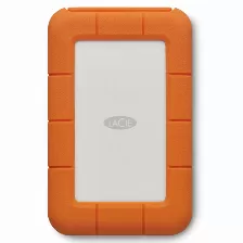 Disco Duro Externo Lacie Rugged Usb-c 5 Tb, Usb Tipo C 3.2 Gen 1 (3.1 Gen 1), Gris, Amarillo