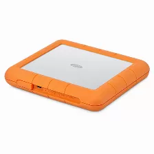 Ssd Externo Lacie Rugged Raid Shuttle 8 Tb, Lectura 1000 Mb/s, Usb Tipo C, 3.2 Gen 1 (3.1 Gen 1), Naranja