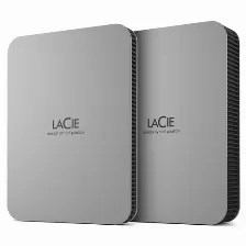 Disco Duro Externo Lacie Mobile Drive (2022) 4 Tb, Usb Tipo C 3.2 Gen 1 (3.1 Gen 1), Plata