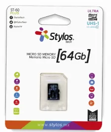 Memoria Stylos Stmsds4b 64 Gb, Microsdhc, Clase 10