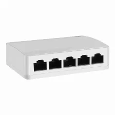 Switch Steren Swi-005 Cantidad De Puertos 5, Fast Ethernet (10/100), Blanco