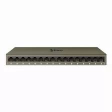 Switch Steren Swi-116 Cantidad De Puertos 16, Gigabit Ethernet (10/100/1000), 32 Gbit/s
