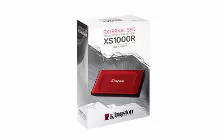 Ssd Externo Kingston Xs1000r, 1 Tb, 1050mb/s, 1000mb/s, Usb Tipo C, 3.2, Rojo