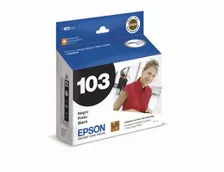 Cartucho De Tinta Epson T103120cartucho Negro 103 Original, Negro, Compatibilidad Stylus Office T40w, Stylus Office Tx600fw, Stylus Tx550w