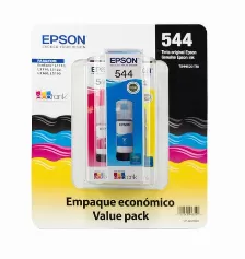 Cartucho De Tinta Epson C13t544520-3p Original, Cian, Magenta, Amarillo, 65 Ml, Compatibilidad L3110, L3150, L1110, L3160, L5190, L3210, L3250, L3260, L5290