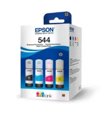 Cartucho De Tinta Epson C13t544520-4p Original, Negro, Cian, Magenta, Amarillo, 65 Ml, Compatibilidad Ecotank L3110