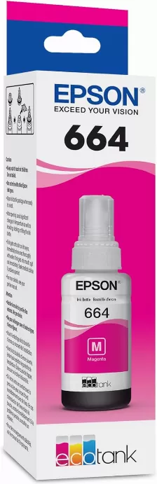 Botella De Tinta Epson Magenta T664320 70 Ml Original